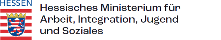 Logo Bundesland Hessen, Link zum Hessischen Ministerium für Arbeit, Integration, Jugend und Soziales